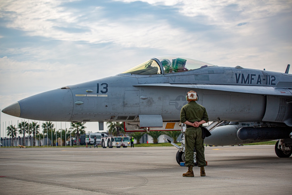 U.S. Marine F/A-18s and KC-130J conduct UNITAS LXV Flight Operations