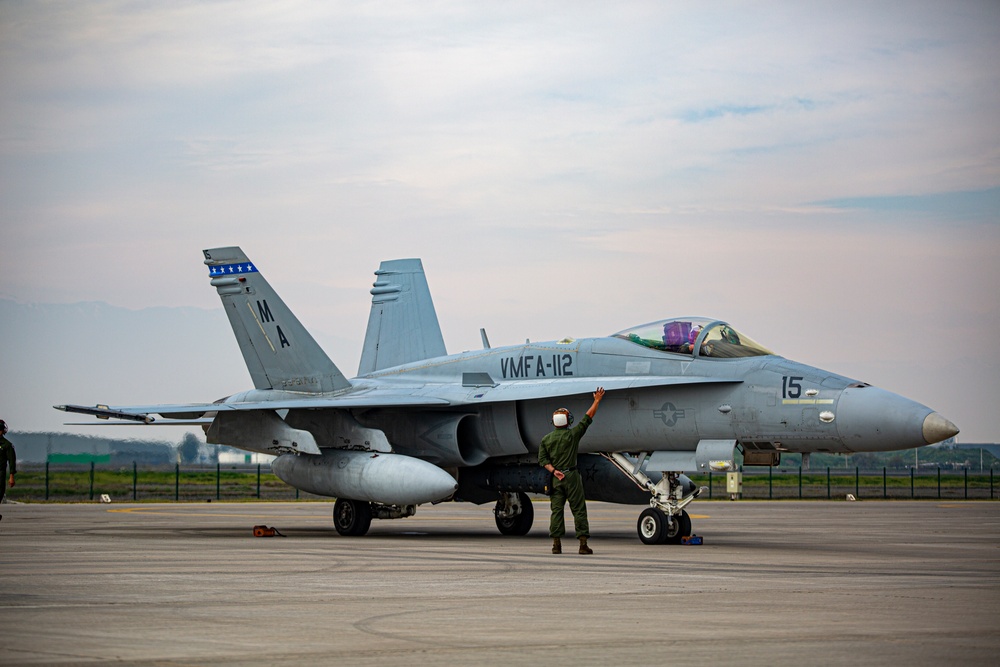 U.S. Marine F/A-18s and KC-130J conduct UNITAS LXV Flight Operations