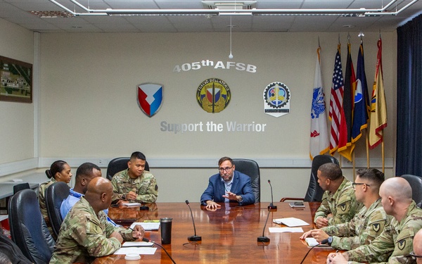 401st AFSB visits 405th AFSB in Kaiserslautern, Germany