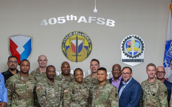 401st AFSB visits 405th AFSB in Kaiserslautern, Germany