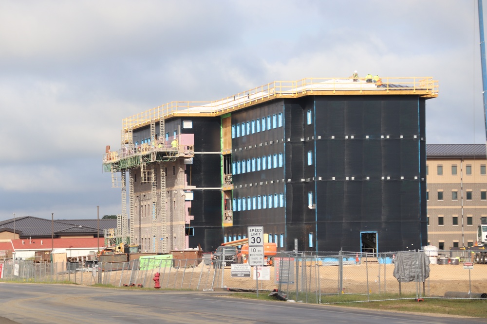 FY 2022-funded South Barracks Project construction at Fort McCoy