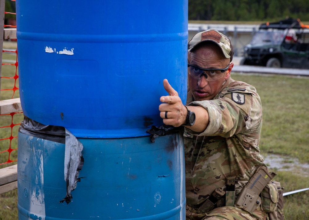 Guardsmen compete in the 2024 All Guard Marksmanship Team Tryouts - Day 3