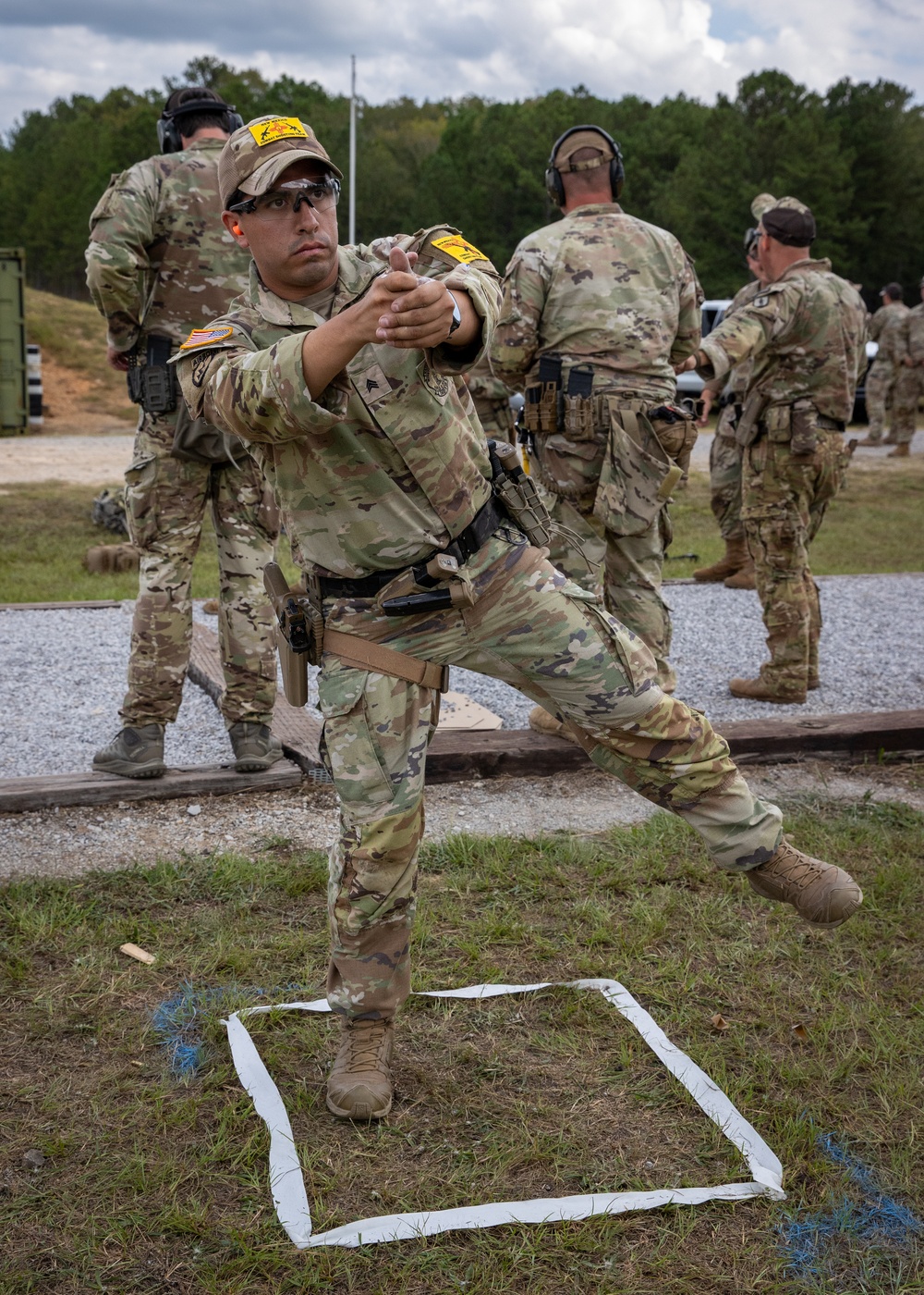 Guardsmen compete in the 2024 All Guard Marksmanship Team Tryouts - Day 3