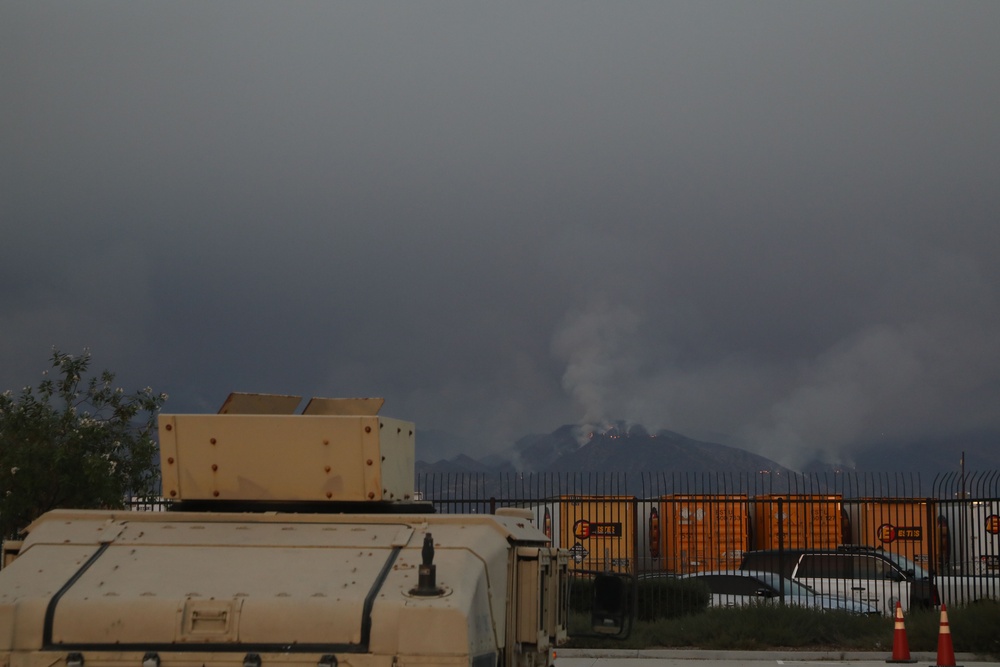 National Guard and Local Authorities Unite in Response to Line Fire Evacuations