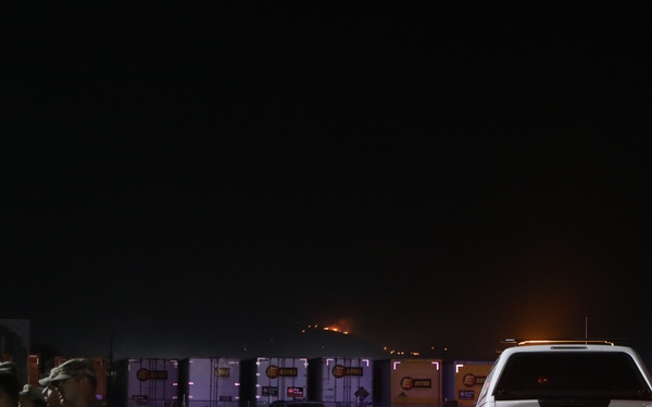 National Guard and Local Authorities Unite in Response to Line Fire Evacuations