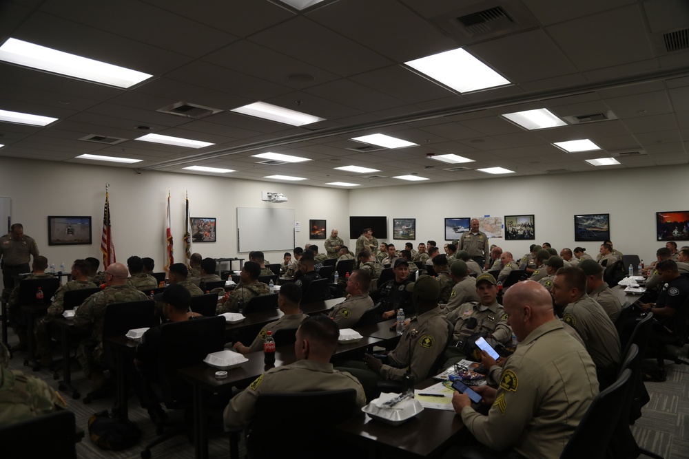 U.S. California Army National Guard Supports Evacuation Efforts Amidst Line Fire Crisis