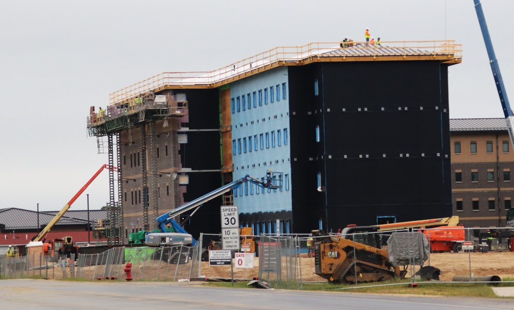 FY 2022-funded South Barracks Project construction at Fort McCoy