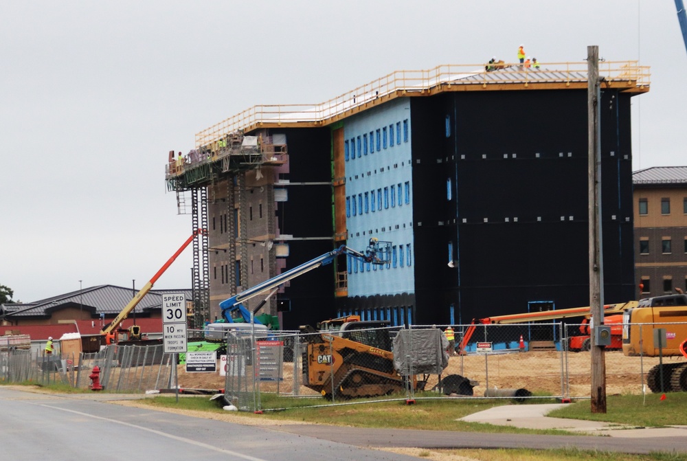 FY 2022-funded South Barracks Project construction at Fort McCoy