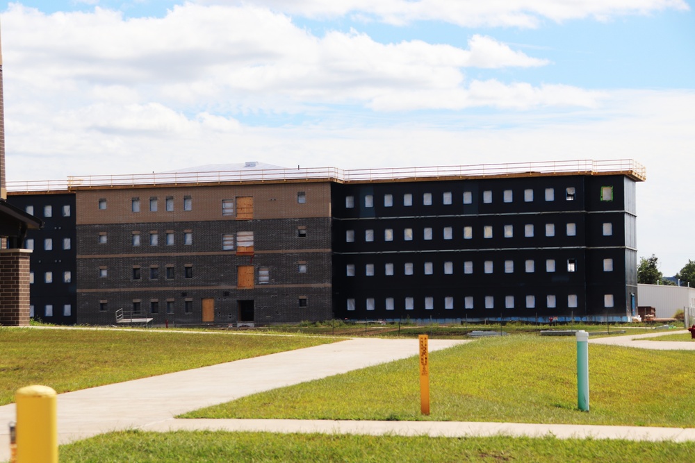 FY 2022-funded South Barracks Project construction at Fort McCoy