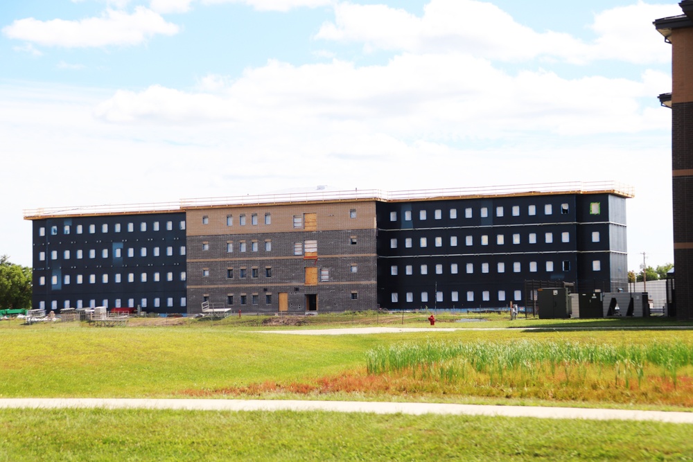 FY 2022-funded South Barracks Project construction at Fort McCoy