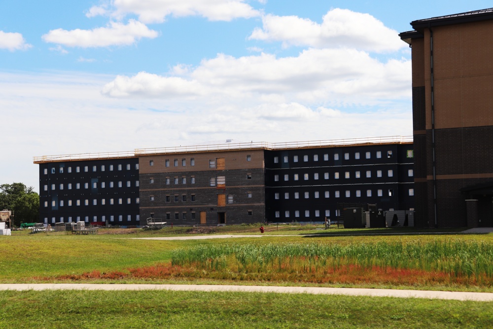 FY 2022-funded South Barracks Project construction at Fort McCoy