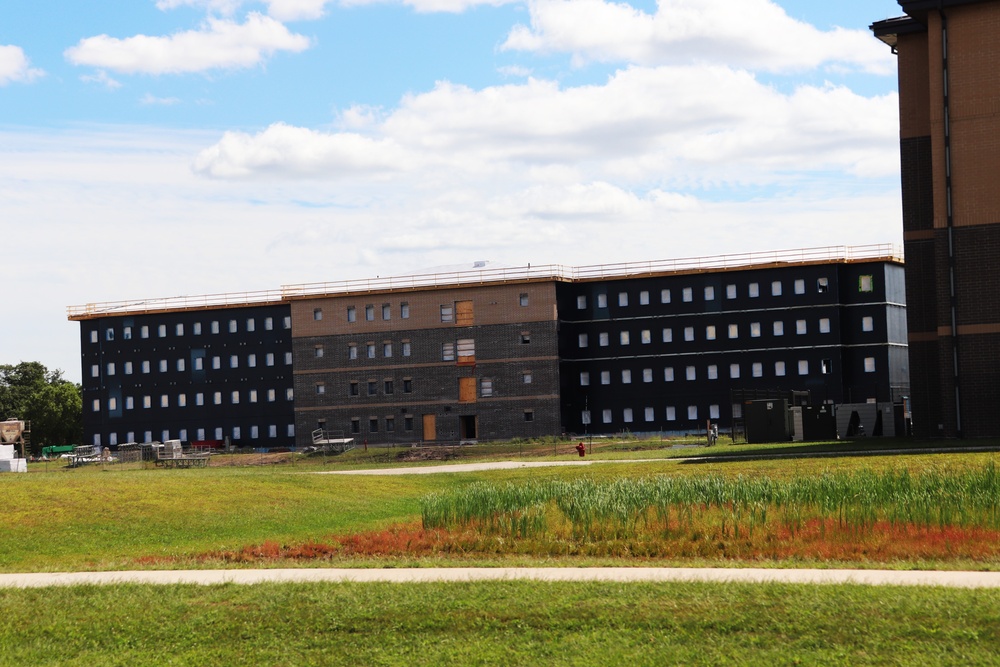 FY 2022-funded South Barracks Project construction at Fort McCoy