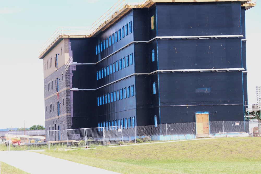 FY 2022-funded South Barracks Project construction at Fort McCoy