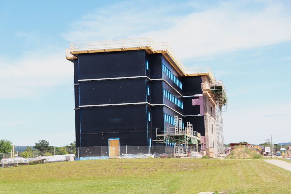 FY 2022-funded South Barracks Project construction at Fort McCoy