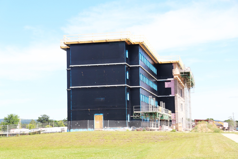 FY 2022-funded South Barracks Project construction at Fort McCoy