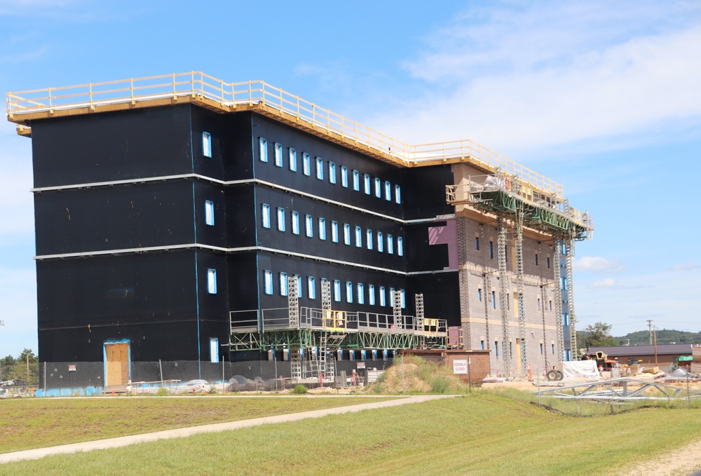 FY 2022-funded South Barracks Project construction at Fort McCoy