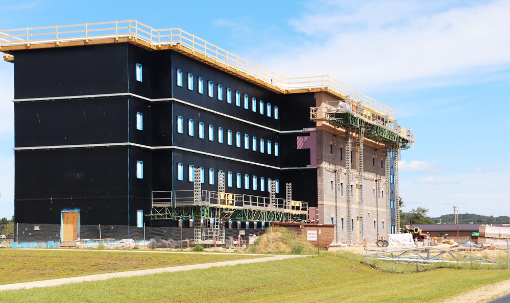 FY 2022-funded South Barracks Project construction at Fort McCoy