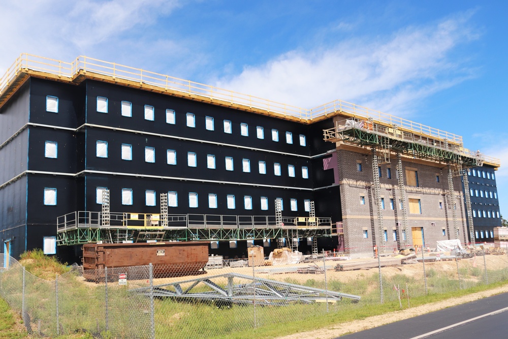 FY 2022-funded South Barracks Project construction at Fort McCoy