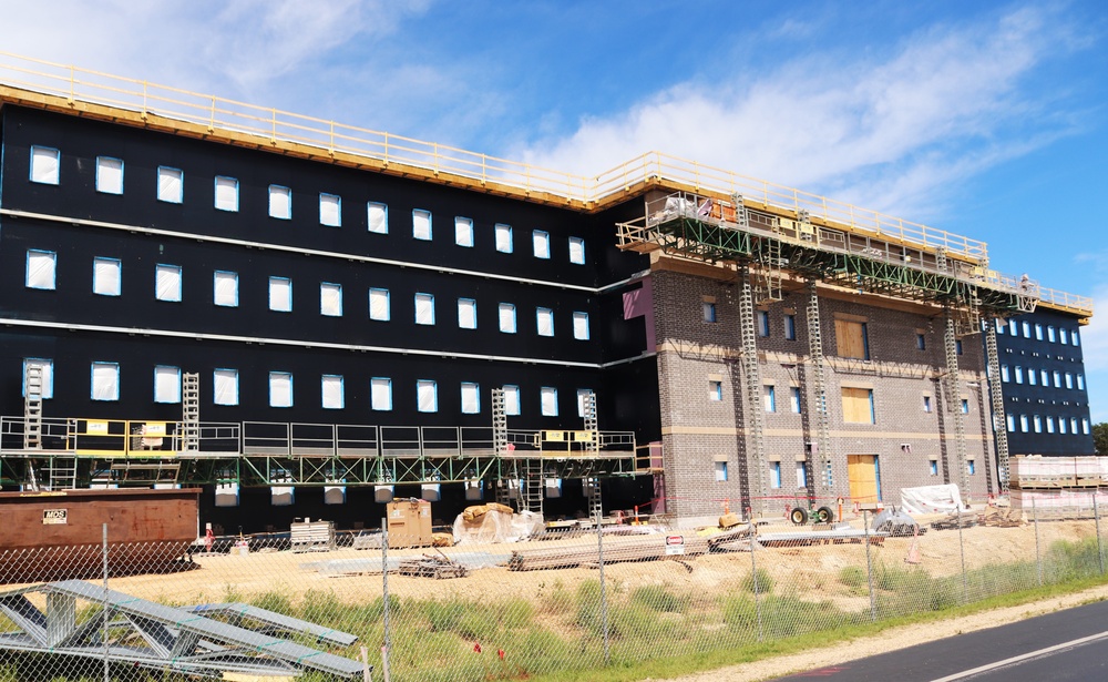 FY 2022-funded South Barracks Project construction at Fort McCoy