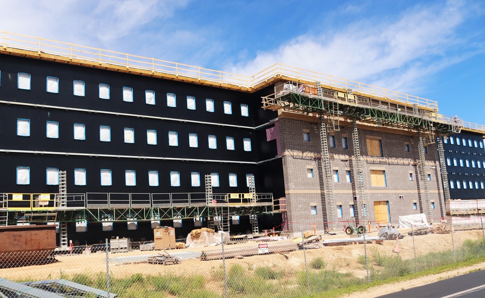 FY 2022-funded South Barracks Project construction at Fort McCoy