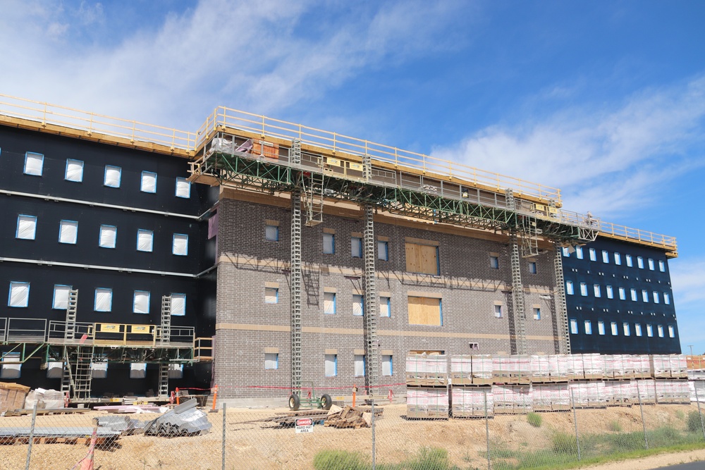 FY 2022-funded South Barracks Project construction at Fort McCoy