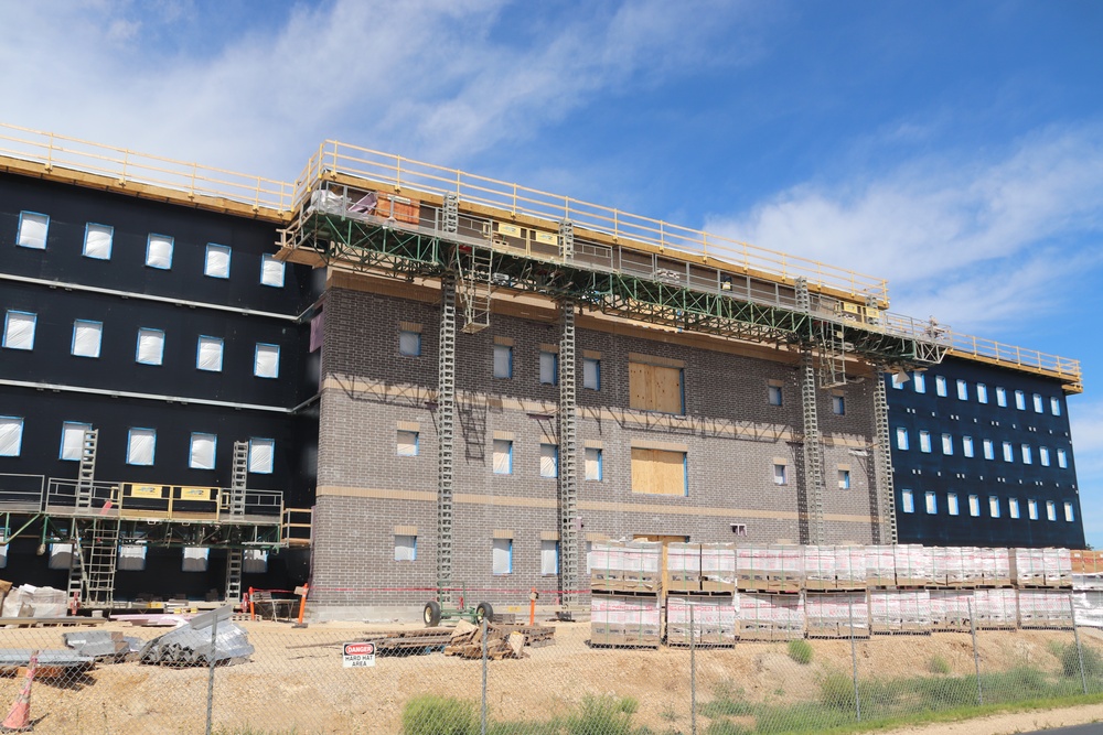 FY 2022-funded South Barracks Project construction at Fort McCoy