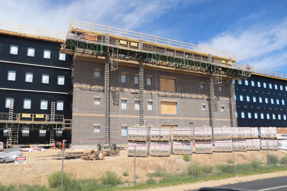 FY 2022-funded South Barracks Project construction at Fort McCoy