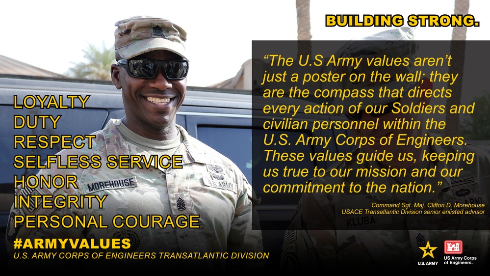 On Solid Ground: Army Values are the Foundation of USACE Transatlantic Division’s Mission