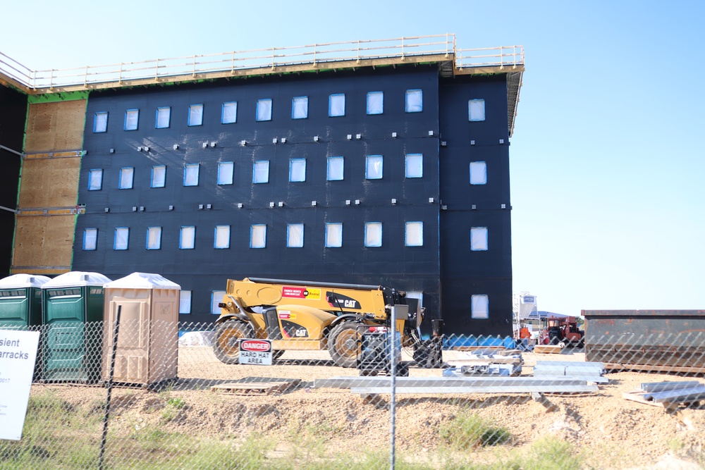 FY 2022-funded South Barracks Project construction at Fort McCoy