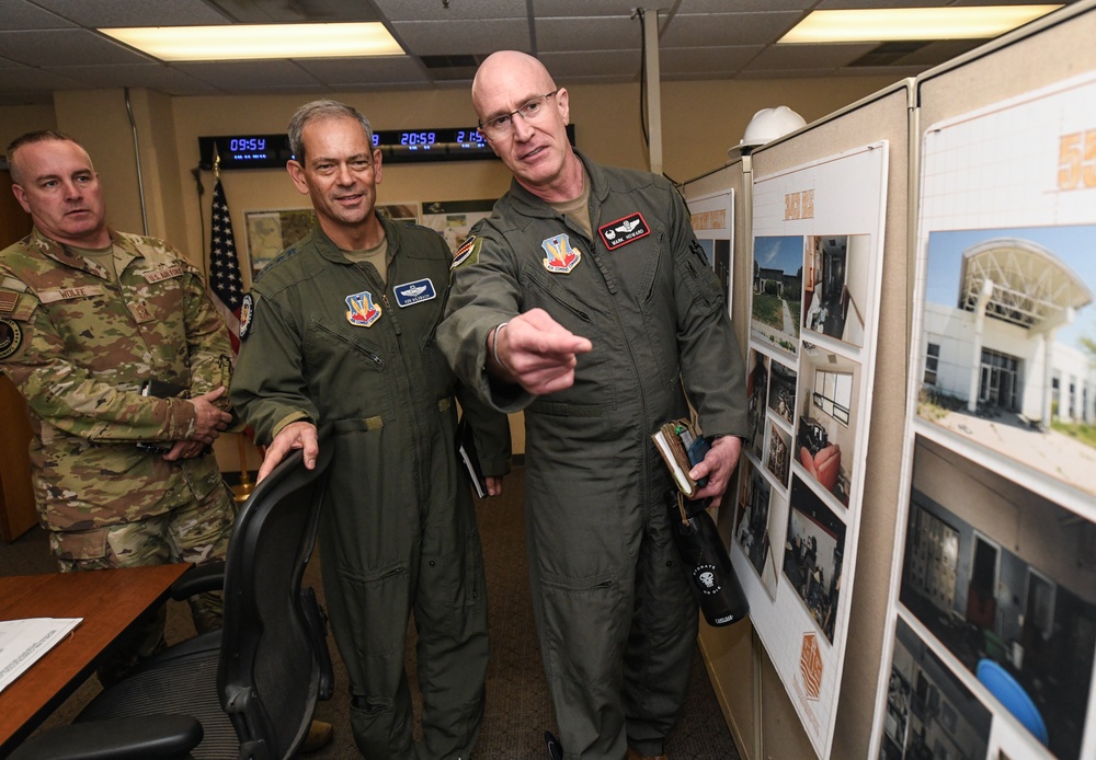 ACC command team visit Offutt Air Force Base