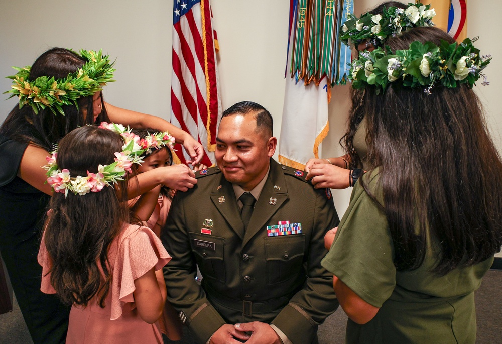 1st TSC Soldier promotes to major