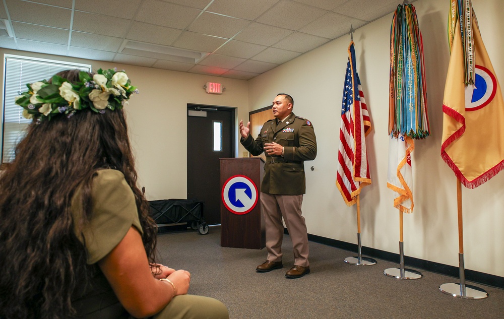 1st TSC Soldier promotes to major