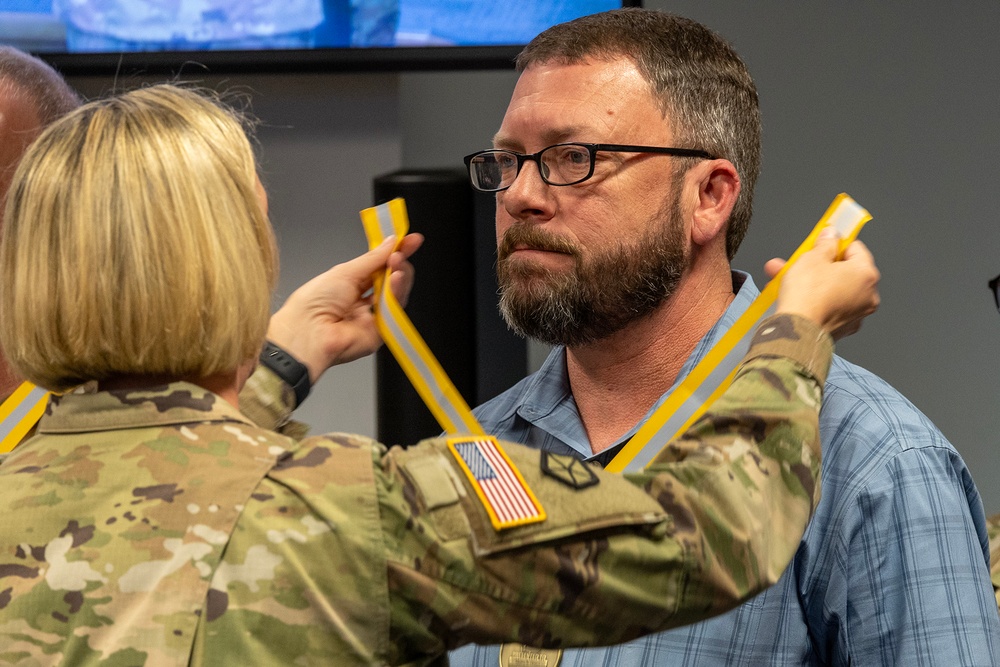 USAFMCOM finance leaders awarded Towson Medallions