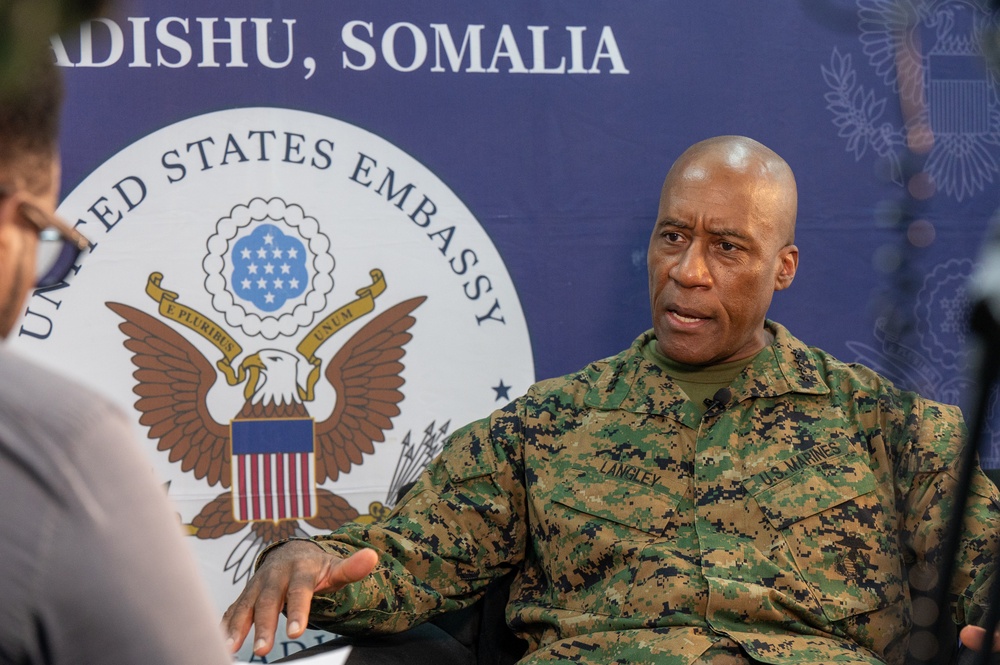 General Langley Visits Somalia