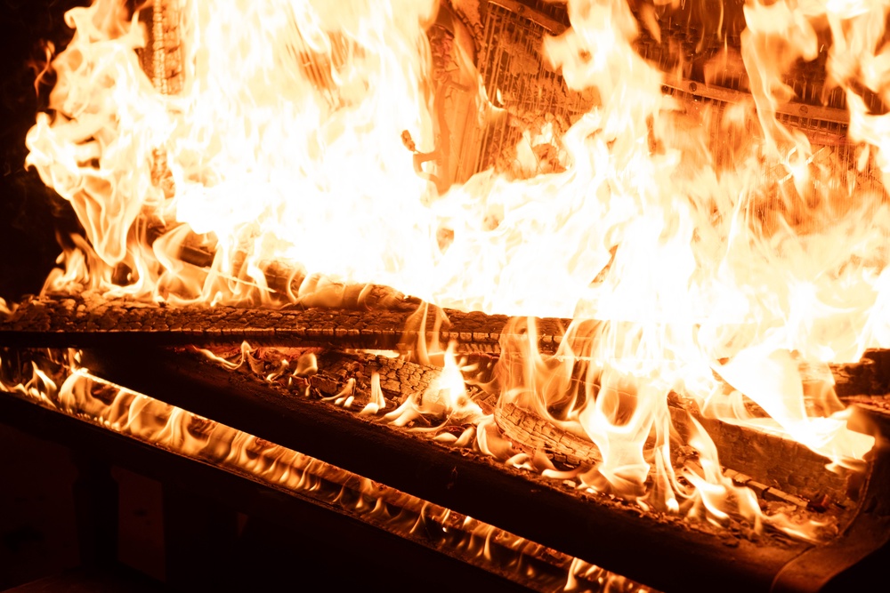 Cannon AFB holds piano burning ceremony