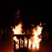 Cannon AFB holds piano burning ceremony