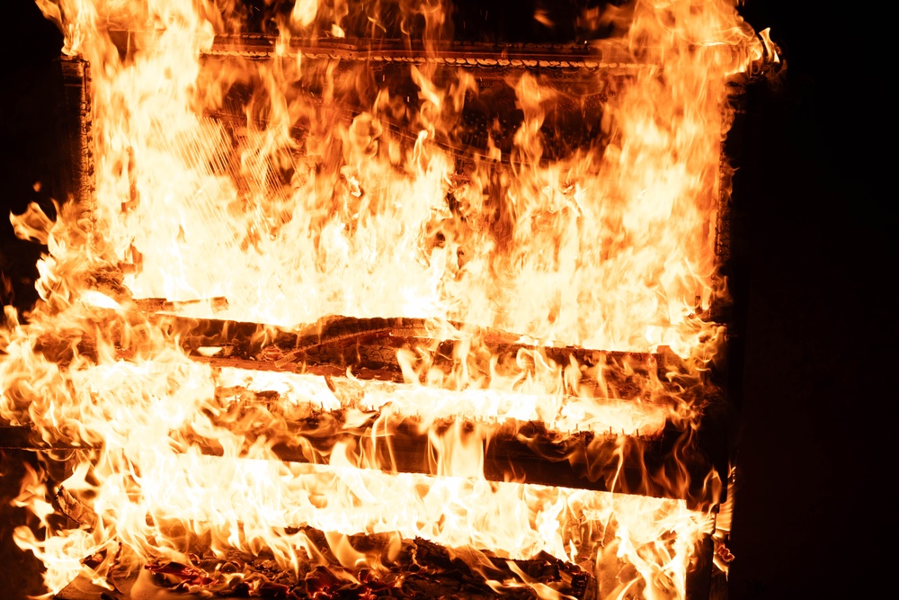 Cannon AFB holds piano burning ceremony