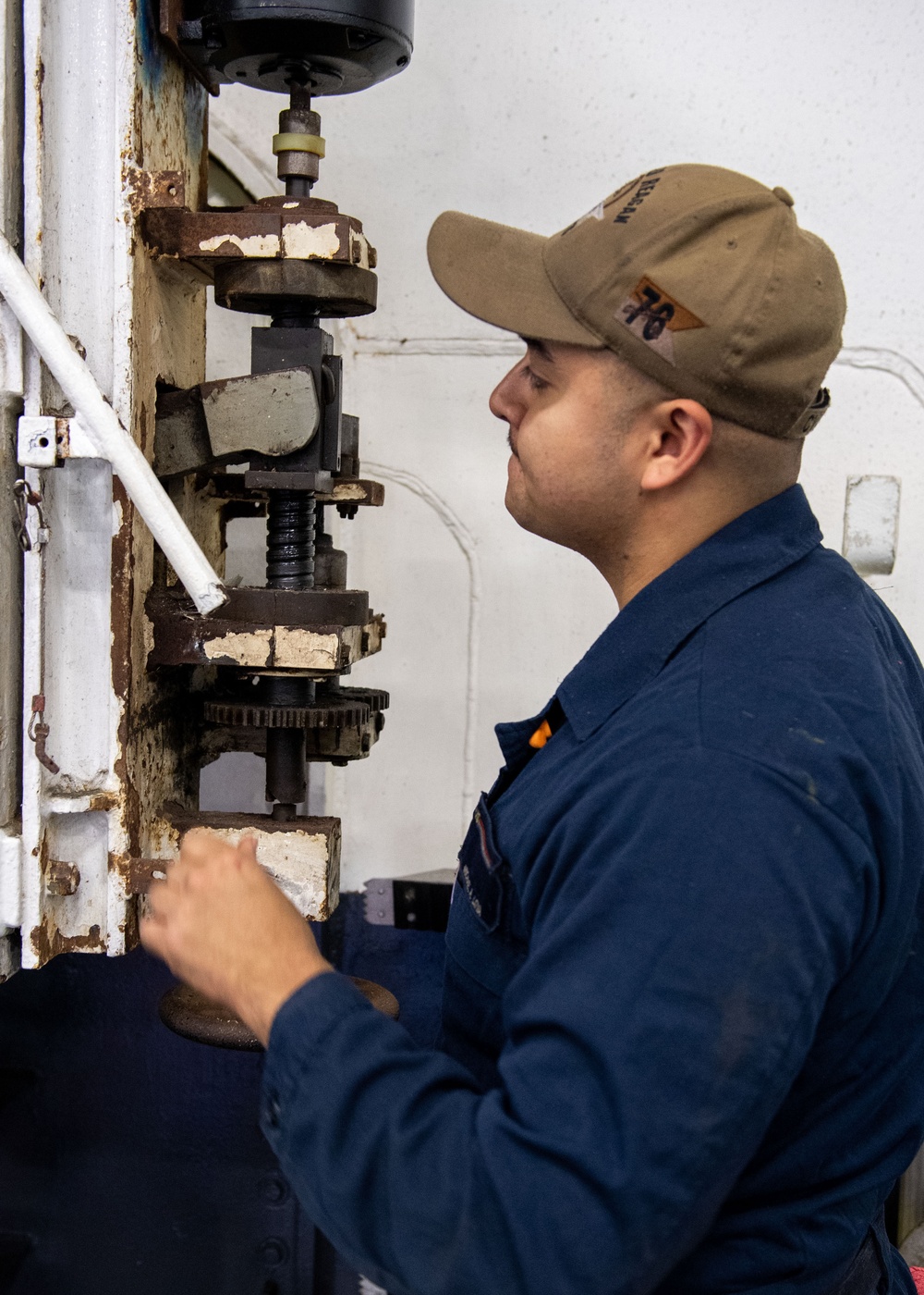 USS Ronald Reagan (CVN 76) Sailors conduct routine operations