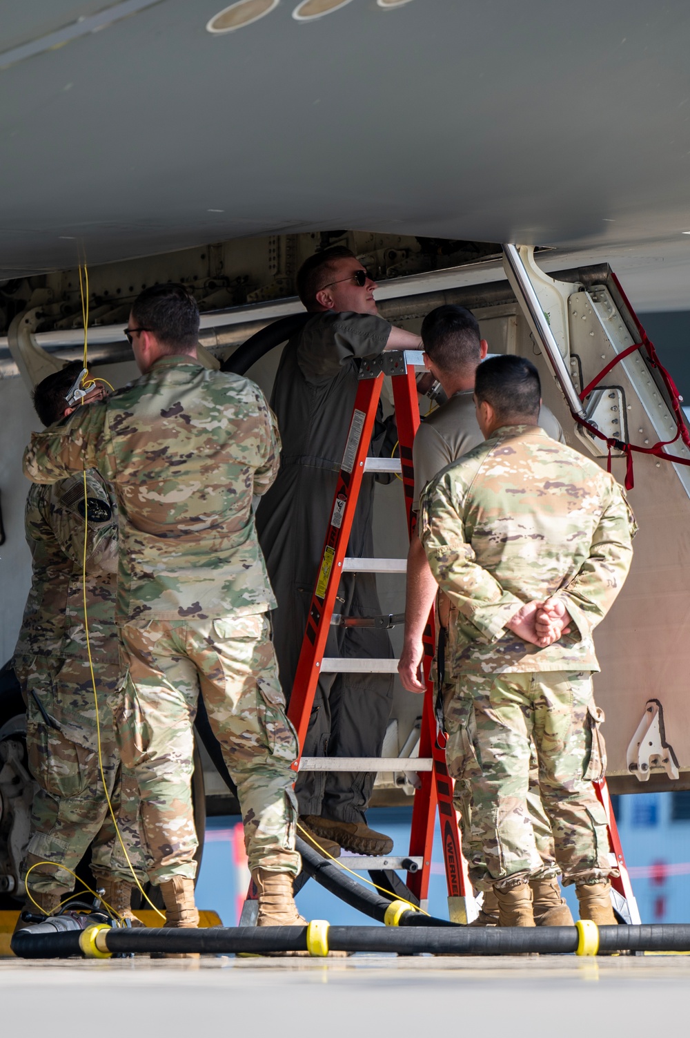 110th EBS B-2 Spirit pilots participate in POL training