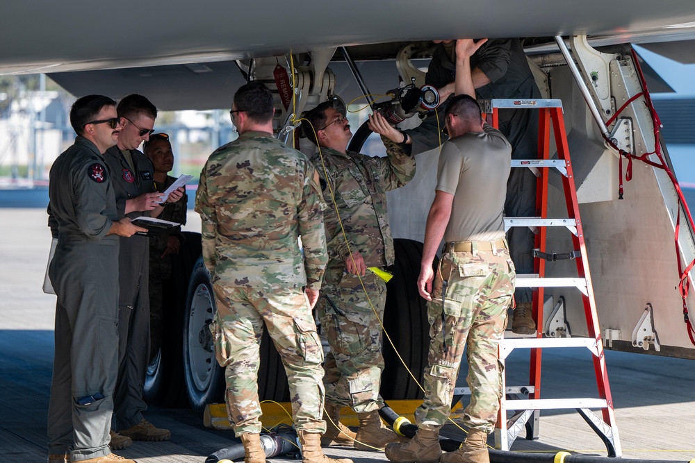 110th EBS B-2 Spirit pilots participate in POL training