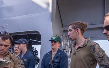 USS Green Bay rehearses Defense of the Amphibious Task Force