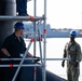 Sailors Aboard USS Hawaii Build Scaffolding at HMAS Stirling