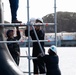 Sailors Aboard USS Hawaii Build Scaffolding at HMAS Stirling