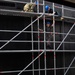 Sailors Aboard USS Hawaii Build Scaffolding at HMAS Stirling