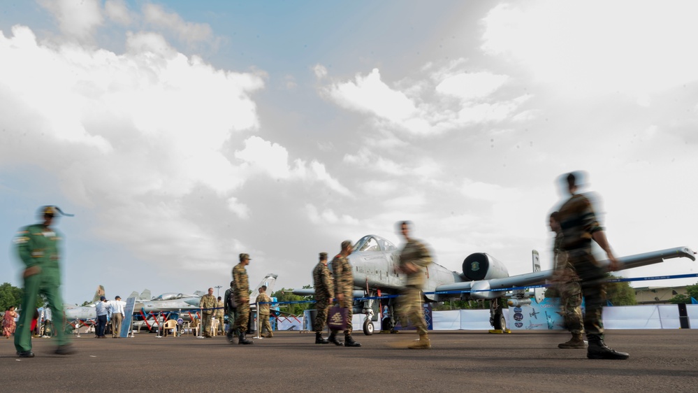 Airpower beyond boundaries: USAF members attend India air show during TS24