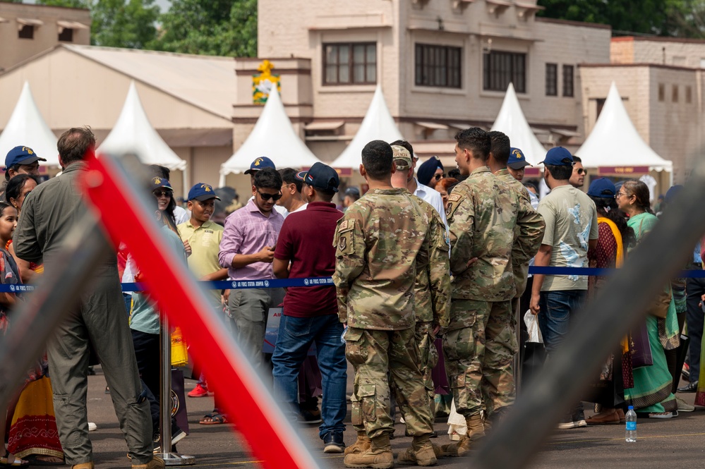 Airpower beyond boundaries: USAF members attend India air show during TS24