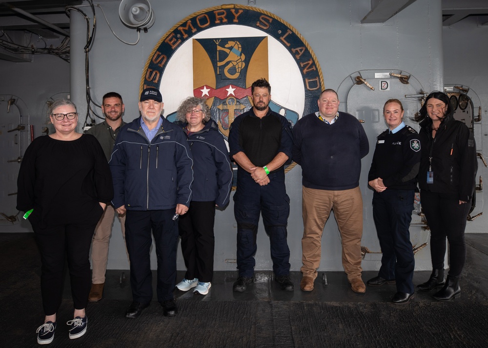 Guests Tour Emory S. Land