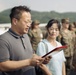 15th MEU Marine promoted on deployment by her Korean family