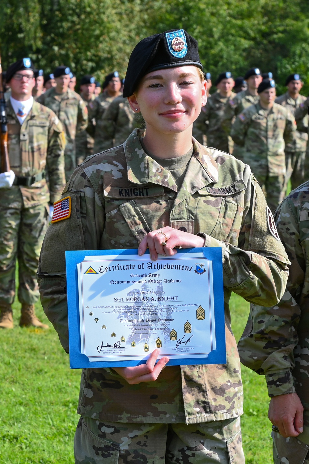 7th Army NCO Academy's BLC Graduation 09-24