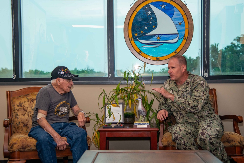 98 Years Young WWII Veteran Visits JRM